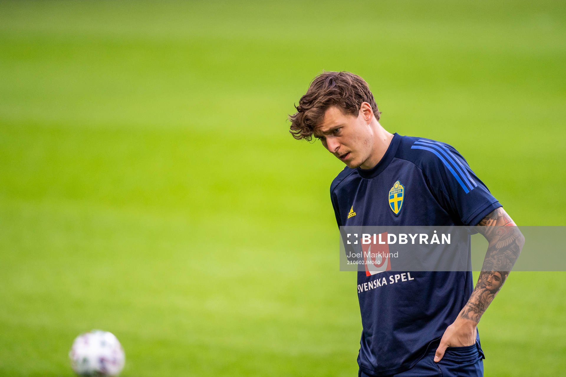 Victor Nilsson Lindelöf of the Swedish national football