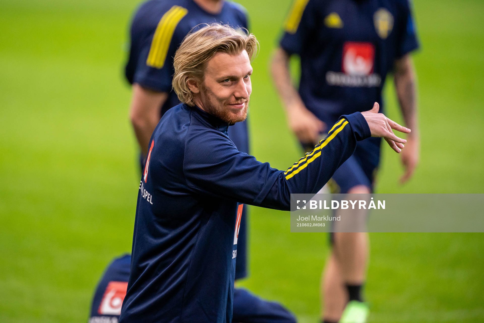 Emil Forsberg of the Swedish national football team