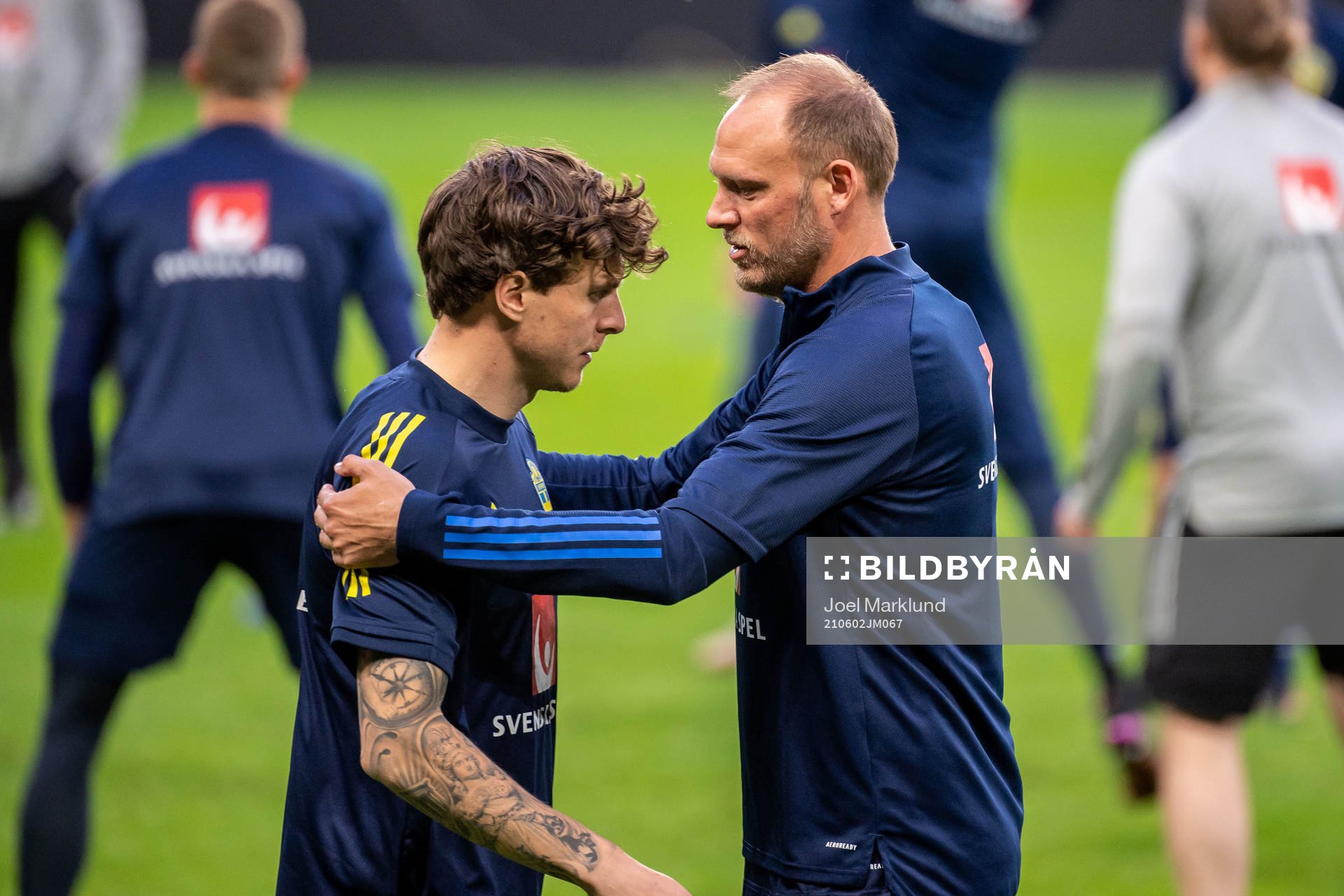Victor Nilsson Lindelöf and Andreas Granqvist  of the