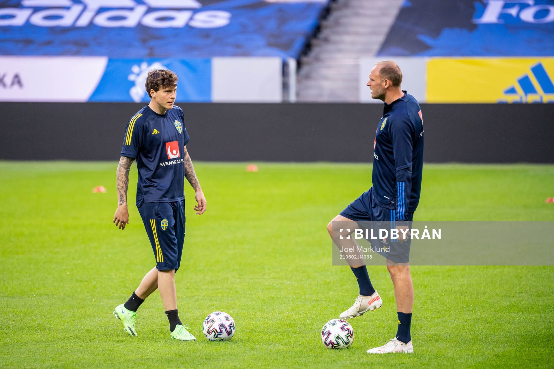 Victor Nilsson Lindelöf and Andreas Granqvist  of the