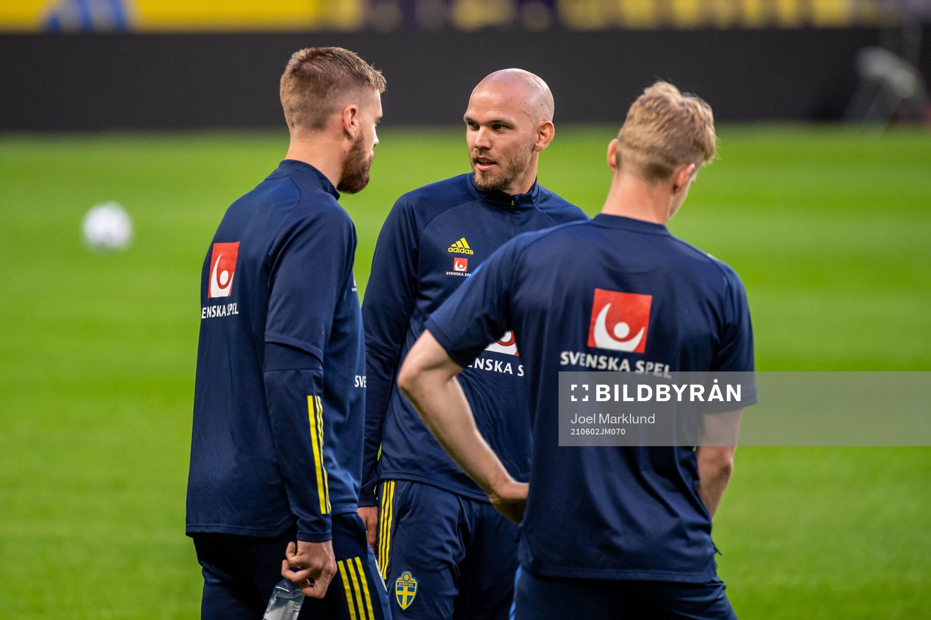 Marcus Danielson of the Swedish national football team