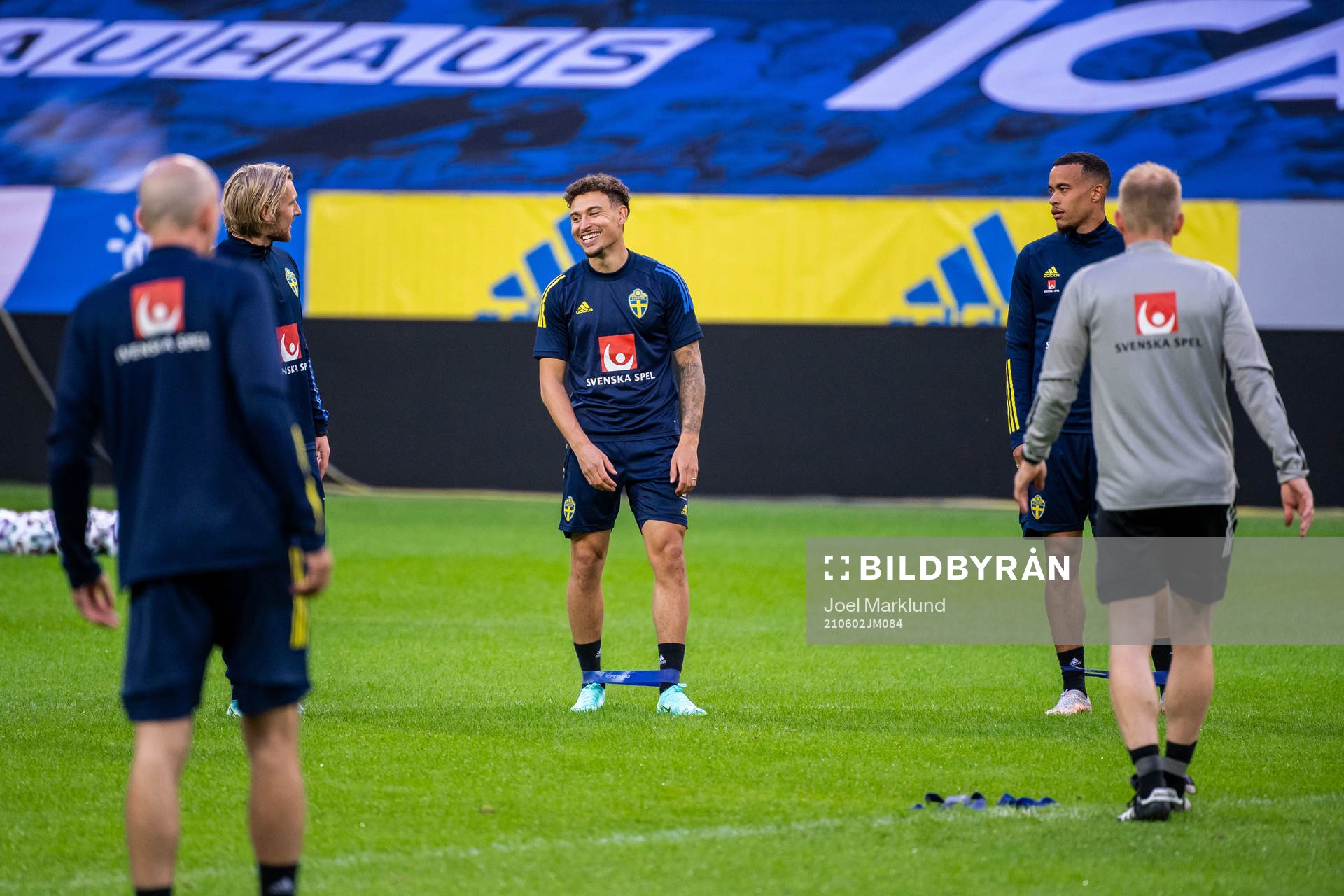 Jordan Larsson of the Swedish national football team