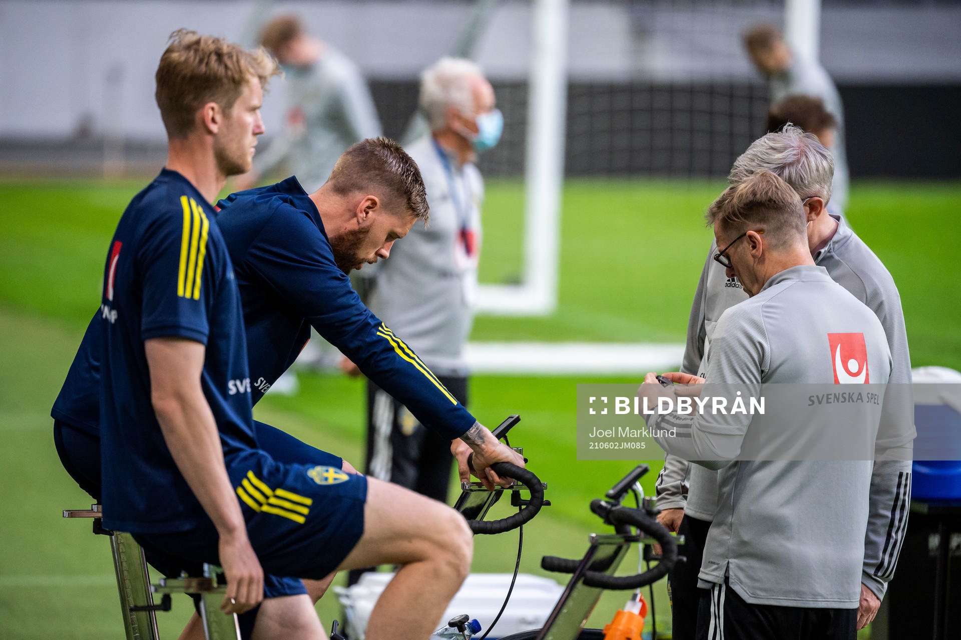Filip Helander and Viktor Claesson of the Swedish national