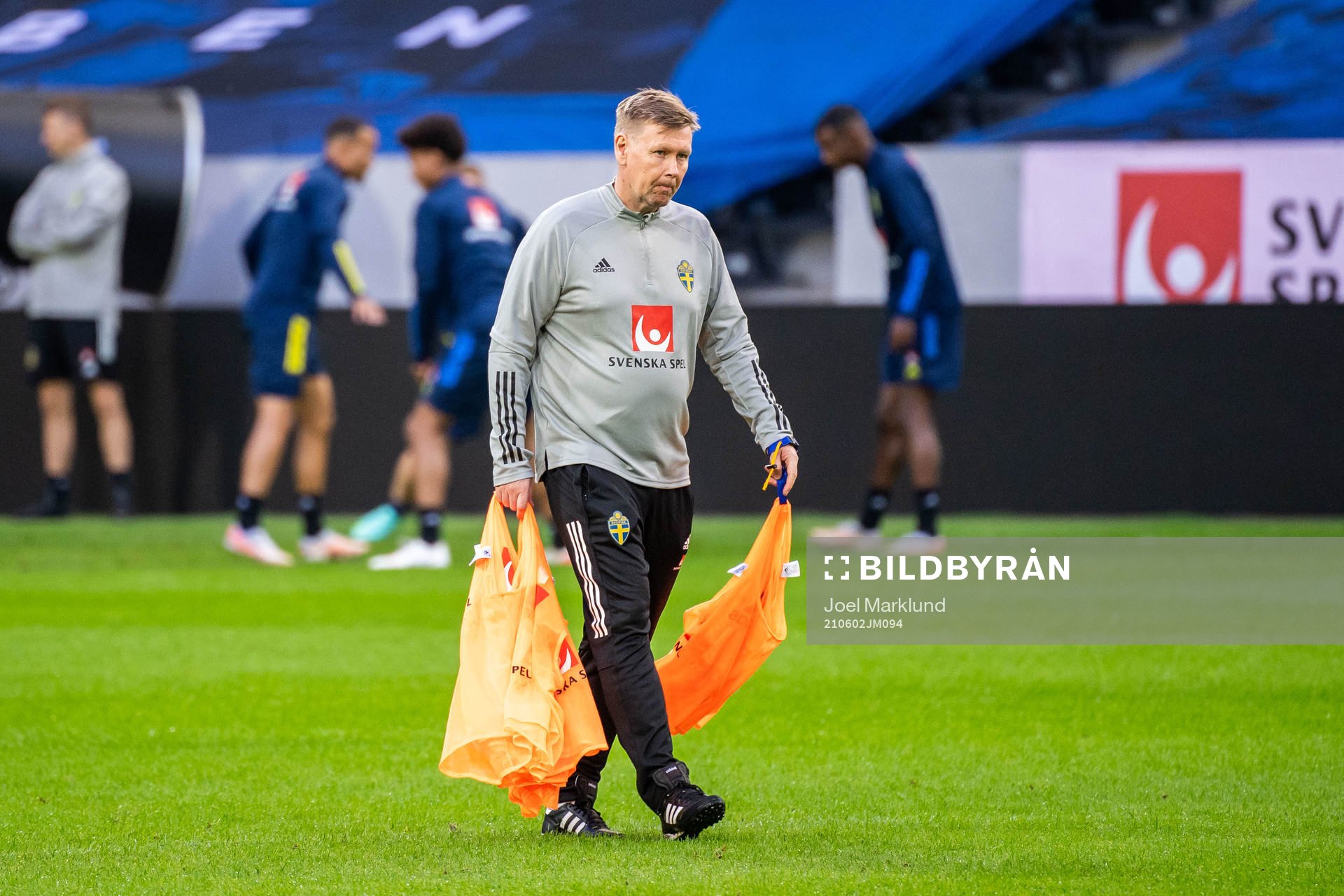 Assistant coach Peter Wettergren of the Swedish national