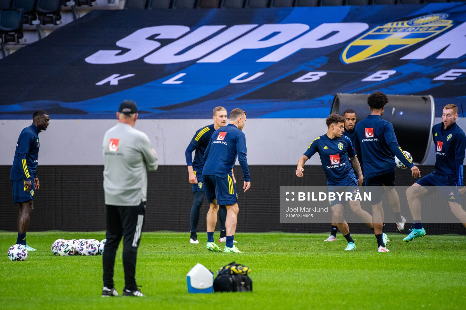 Ken Sema, Jordan Larsson and Dejan Kulusevski of the