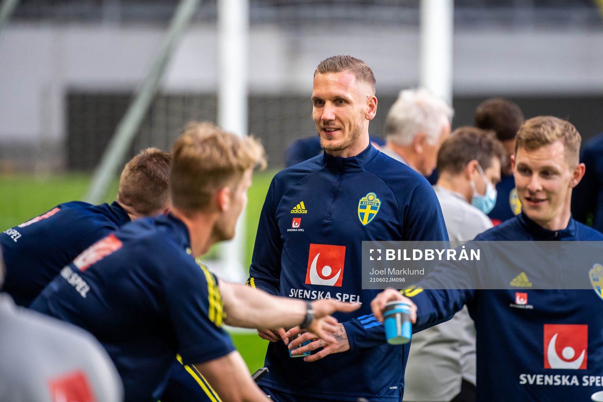 Robin Olsen of the Swedish national football team