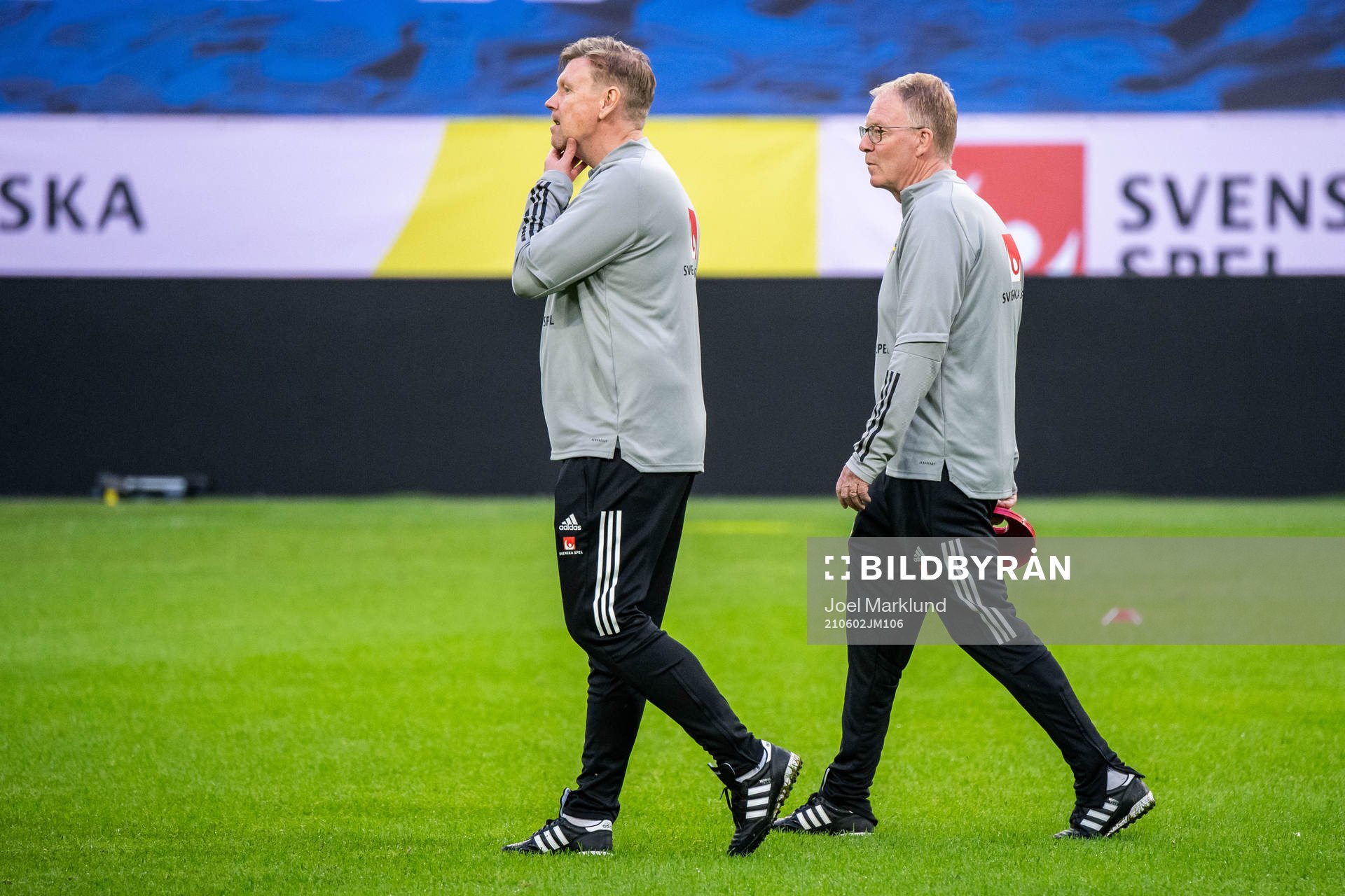 assistant coach Peter Wettergren and Scout Lasse Jacobsson