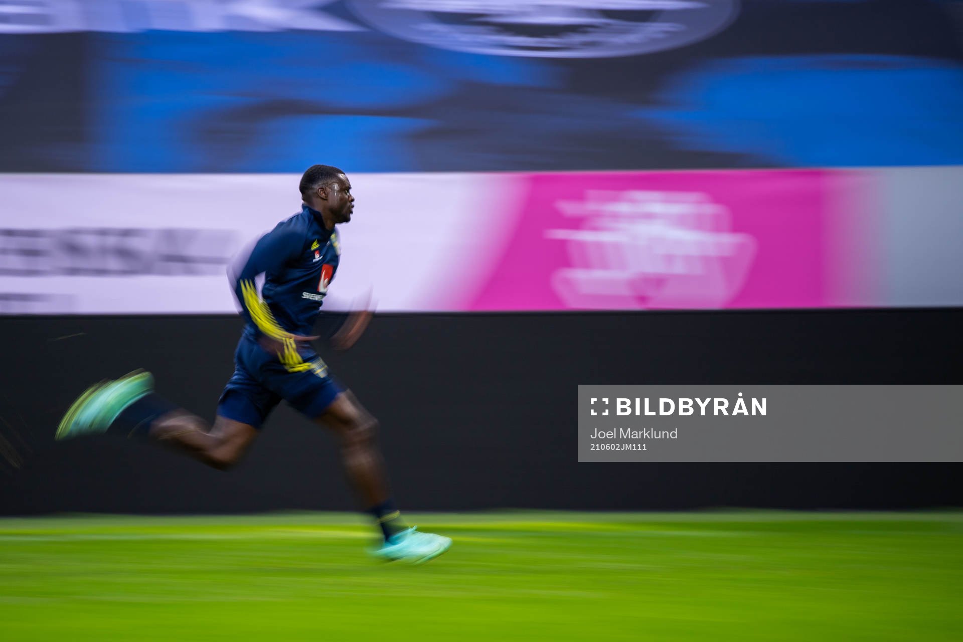 Ken Sema of the Swedish national football team