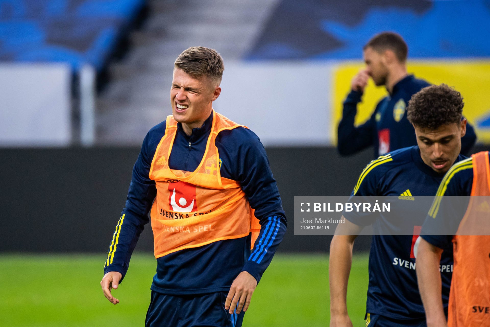 Mattias Svanberg of the Swedish national football team in