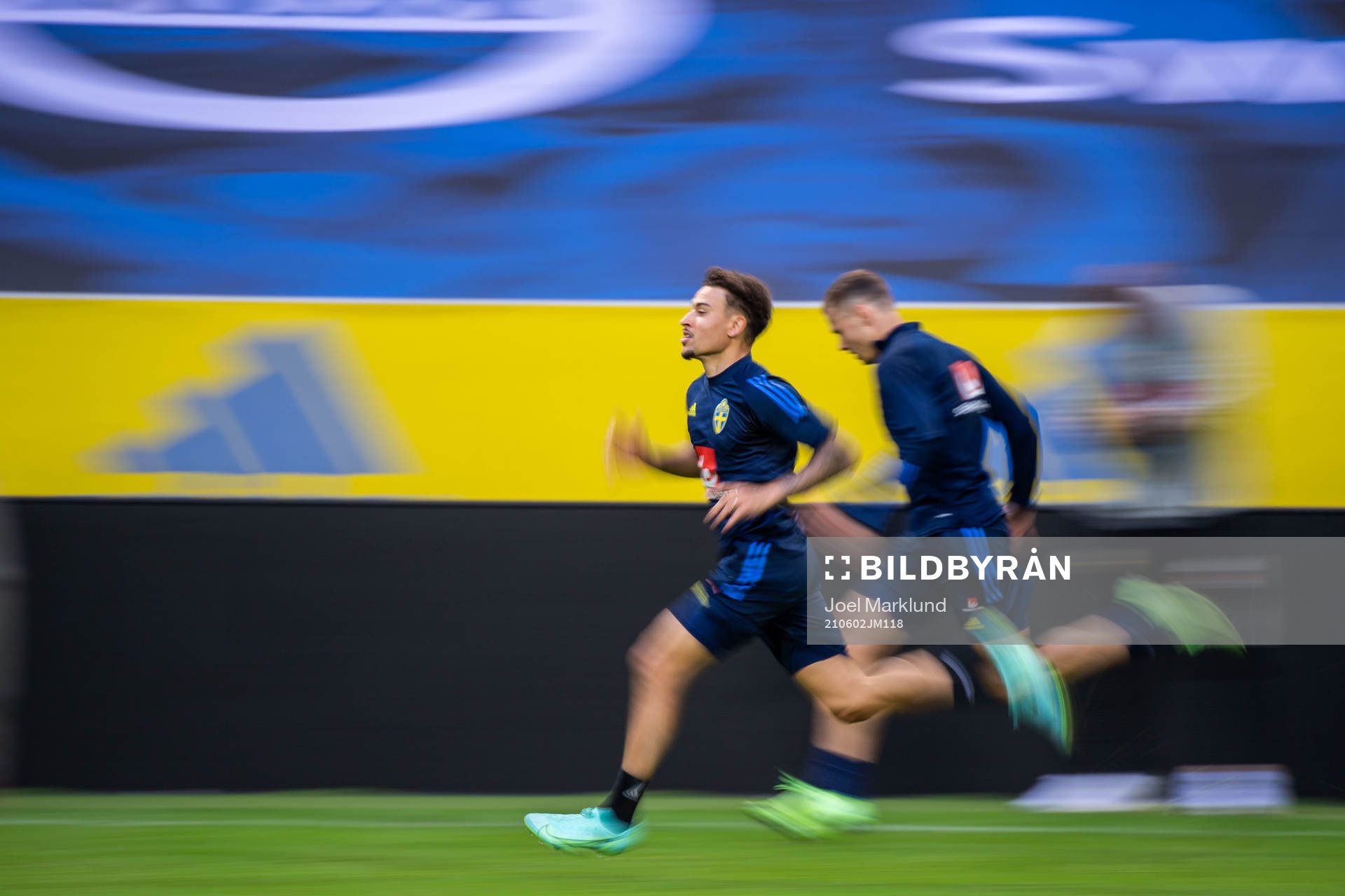 Jordan Larsson of the Swedish national football team