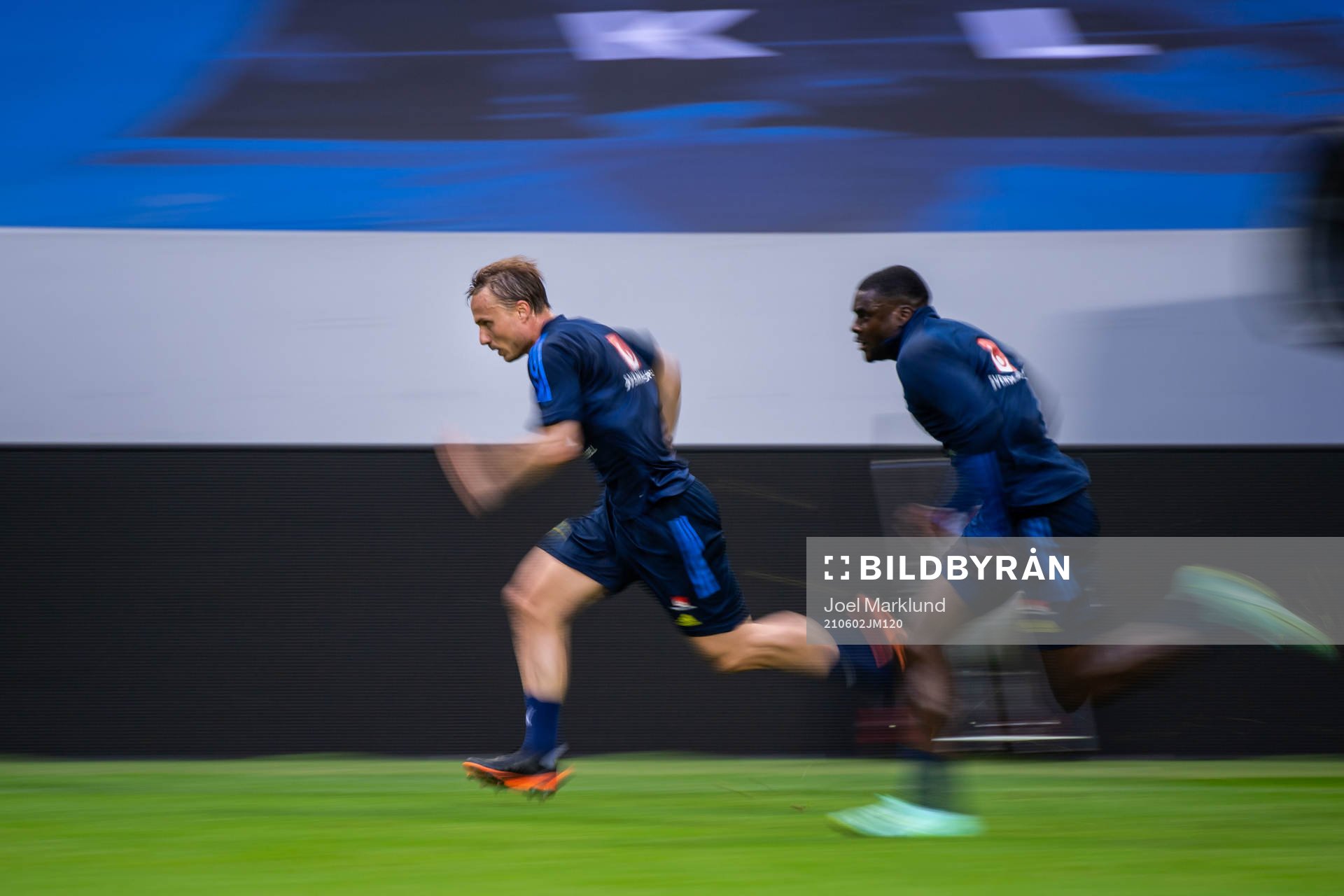 Pierre Bengtsson and Ken Sema of the Swedish national