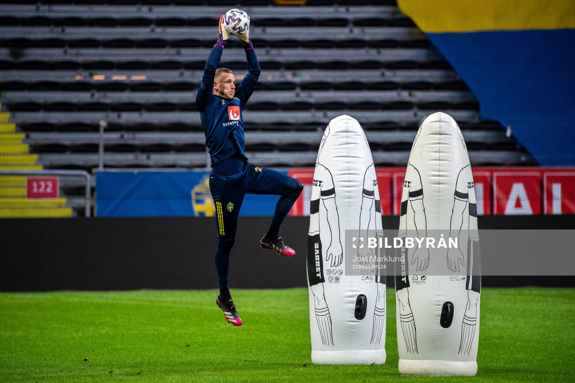 Robin Olsen of the Swedish national football team