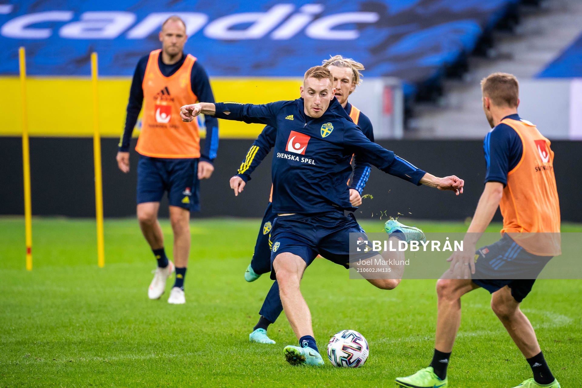 Dejan Kulusevski of the Swedish national football team