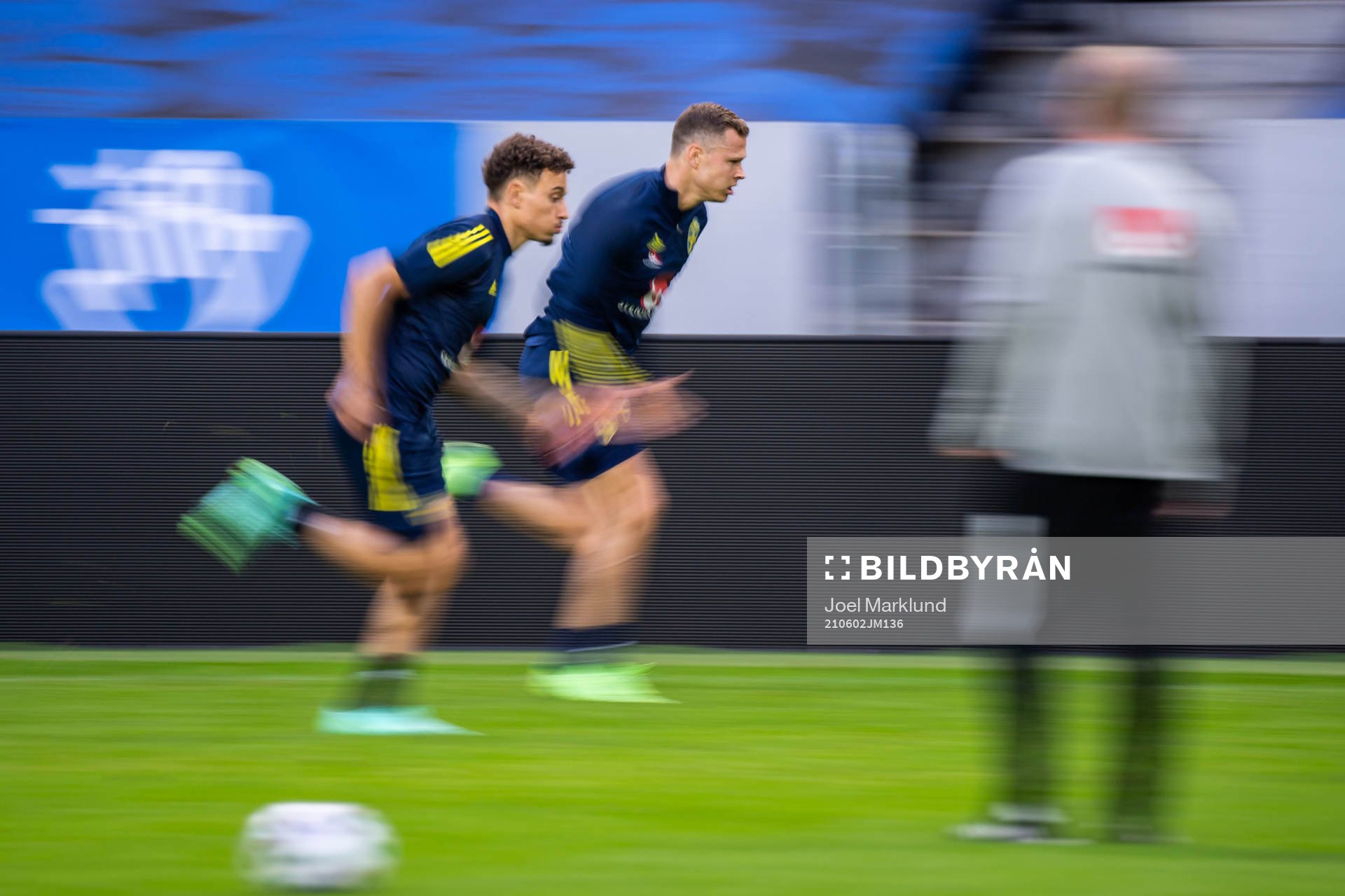 Jordan Larsson and Viktor Claesson of the Swedish national