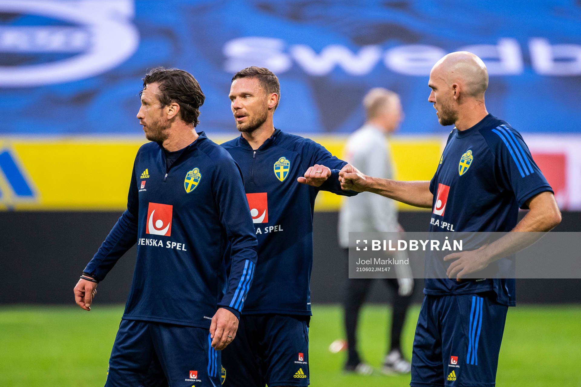 Gustav Svensson, Marcus Berg and Marcus Danielson of the
