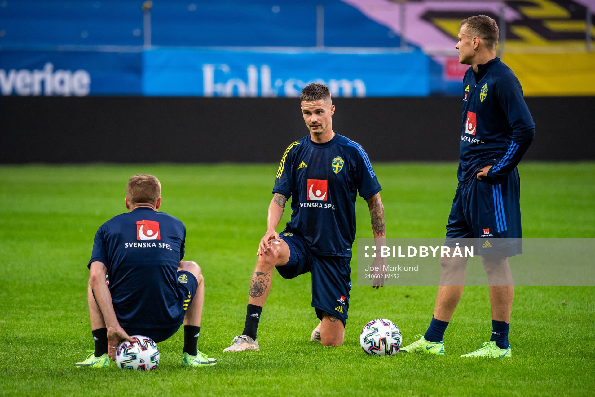Mikael Lustig of the Swedish national football team