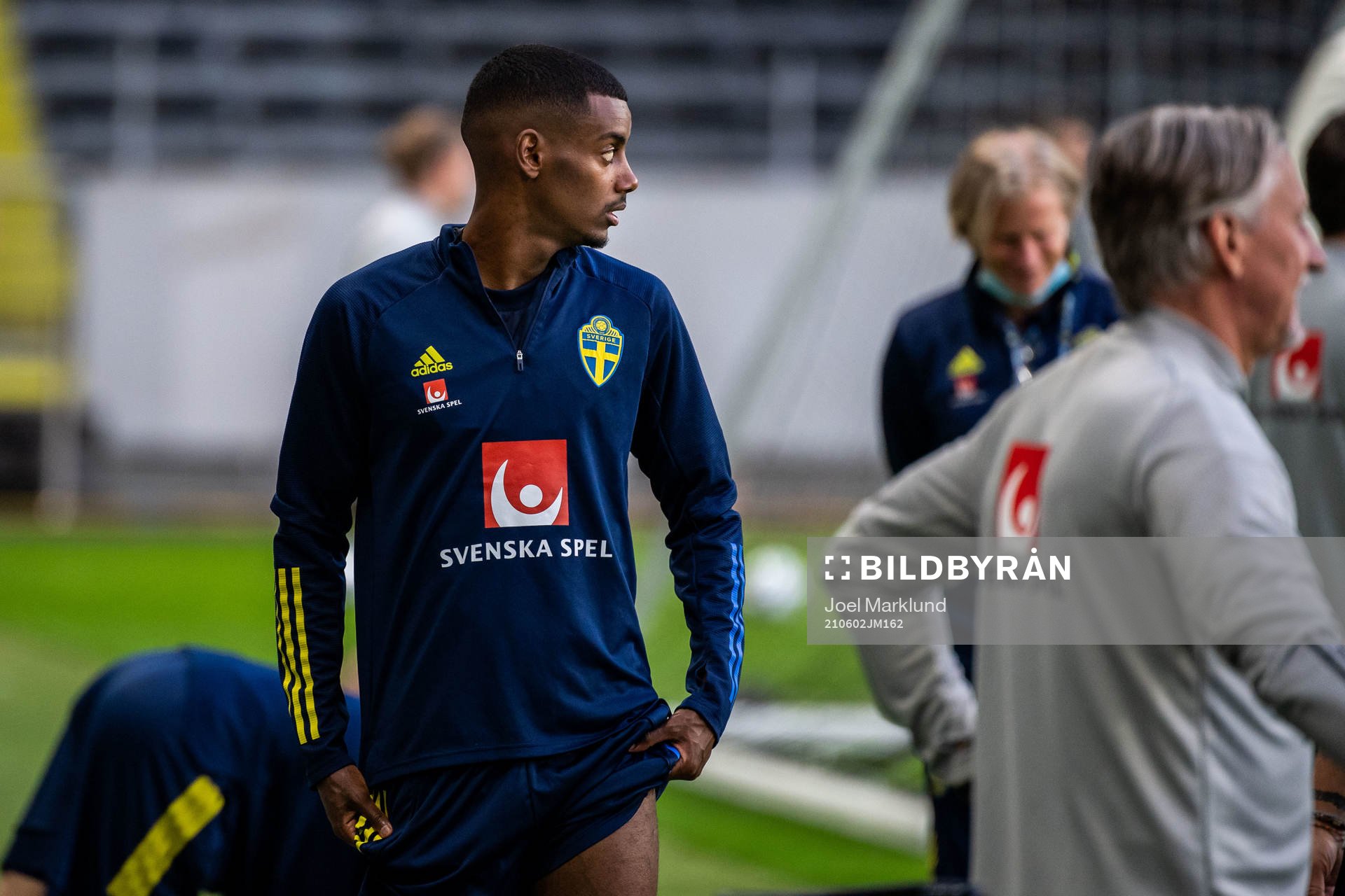 Alexander Isak of the Swedish national football team
