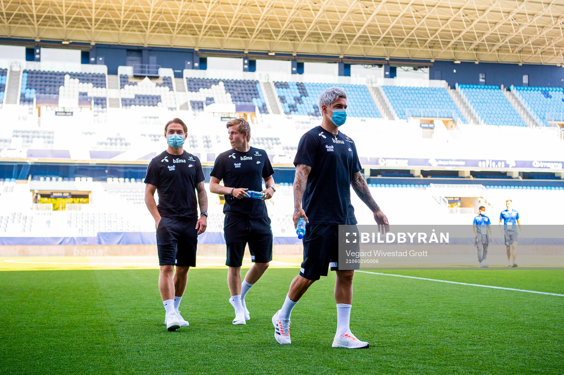 Patrick Berg, Jens Petter Hauge and Mathias Normann of