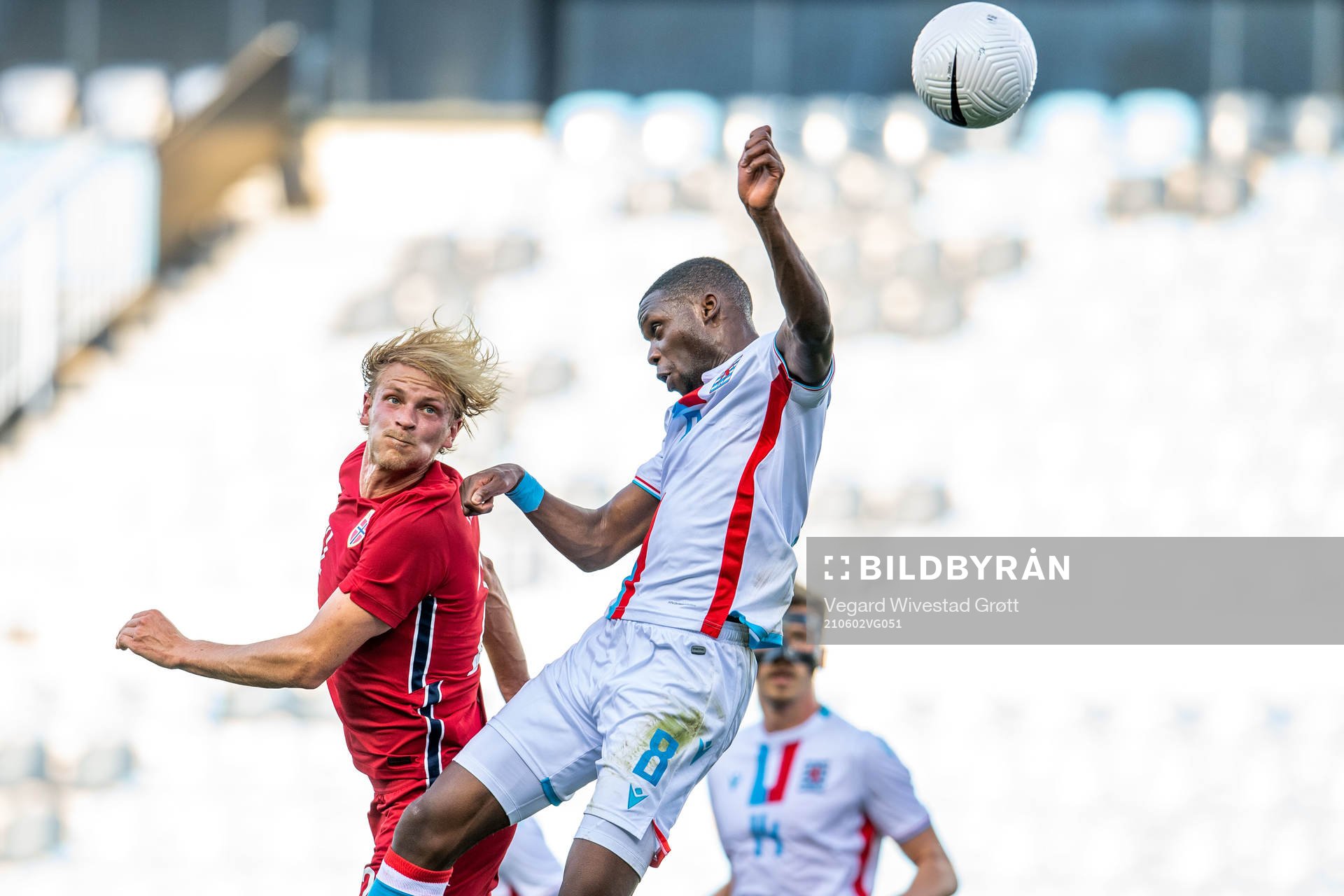 Morten Thorsby of Norway and Christopher Martins Pereira of