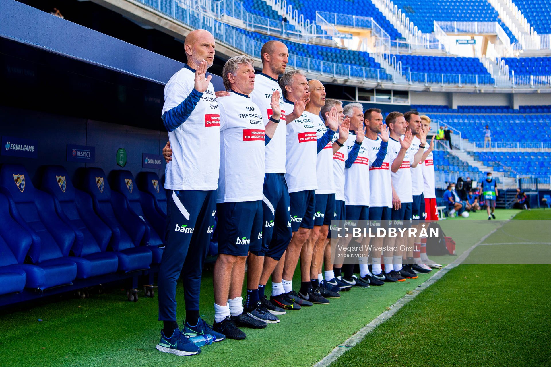 Ståle Solbakken, head coach of Norway, Kent Bergersen,