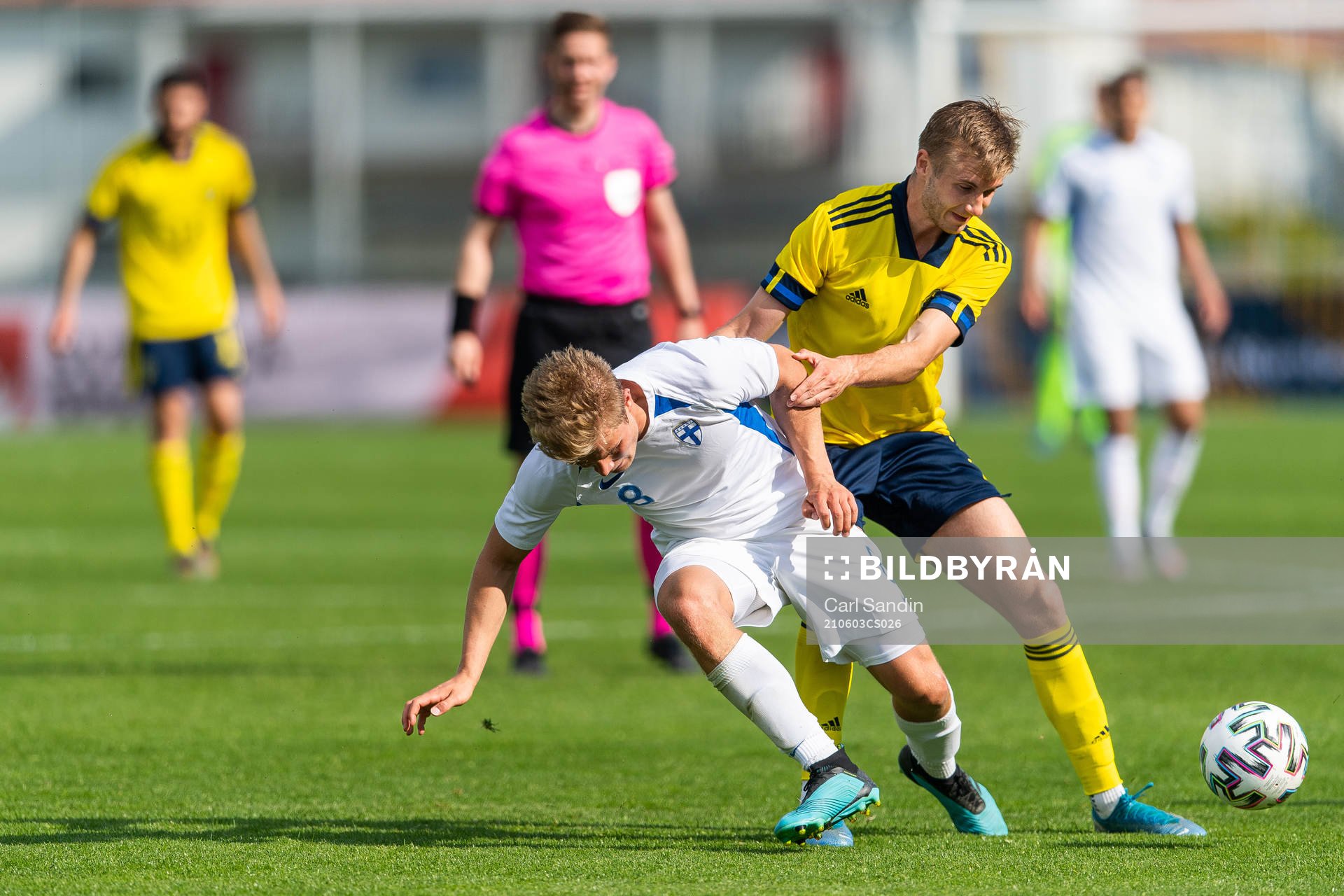 Jaakko Oksanen of Finland and Benjamin Nygren of Sweden