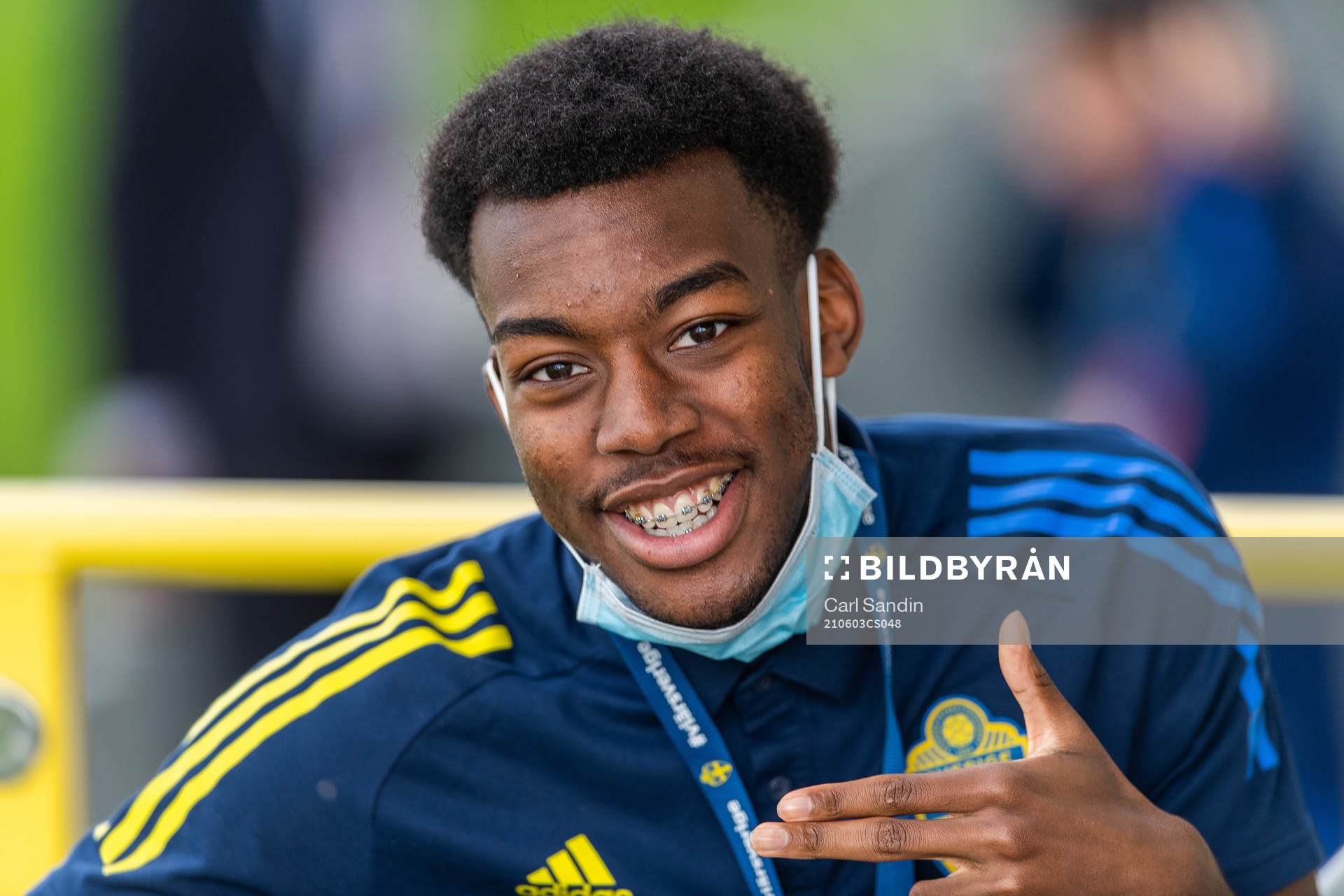 Anthony Elanga of Sweden