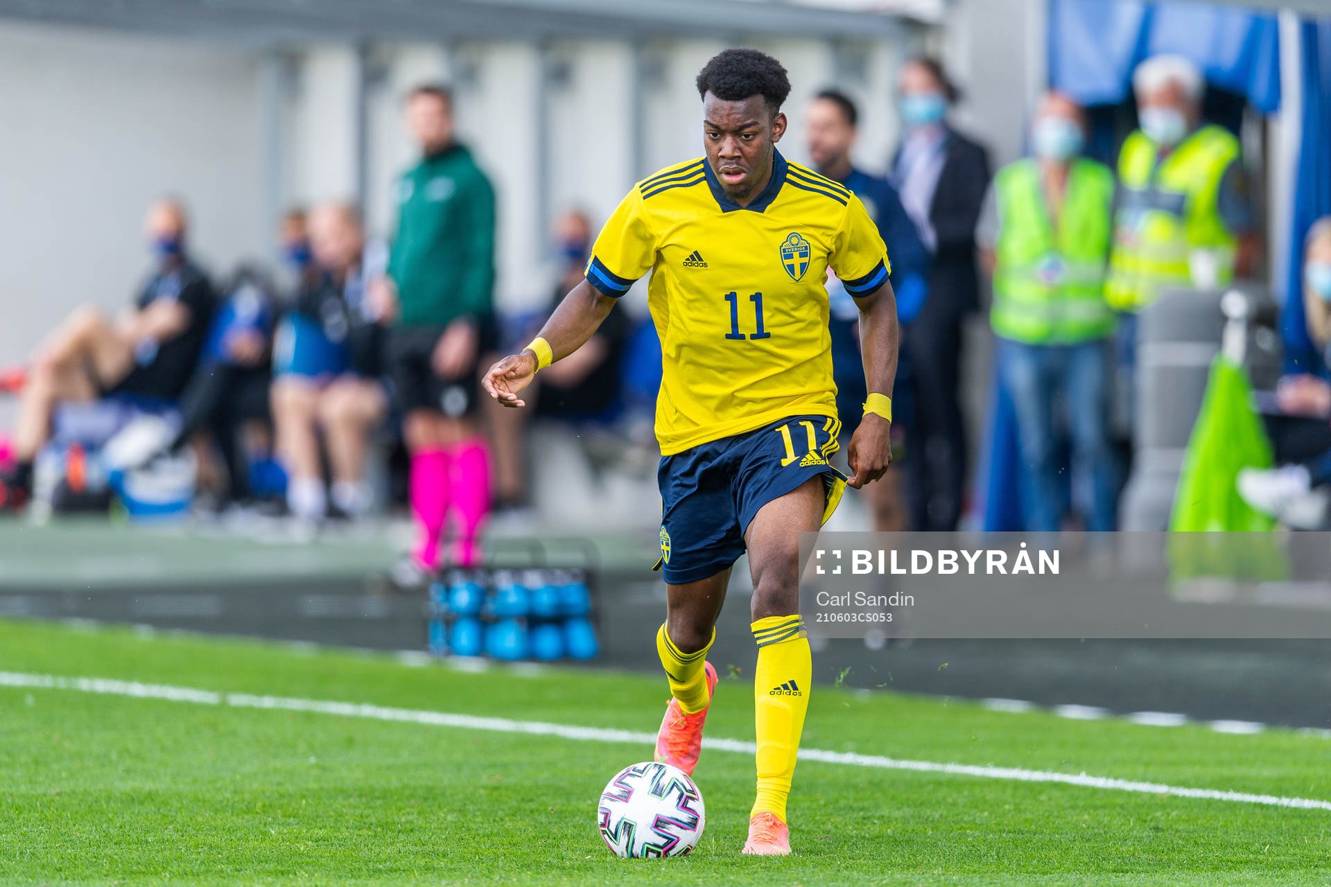 Anthony Elanga of Sweden