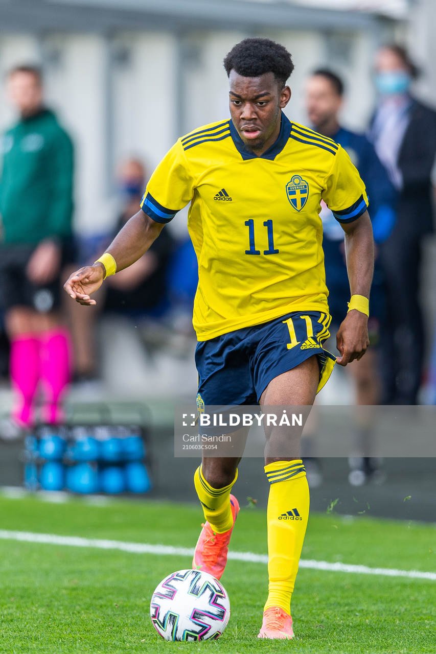 Anthony Elanga of Sweden