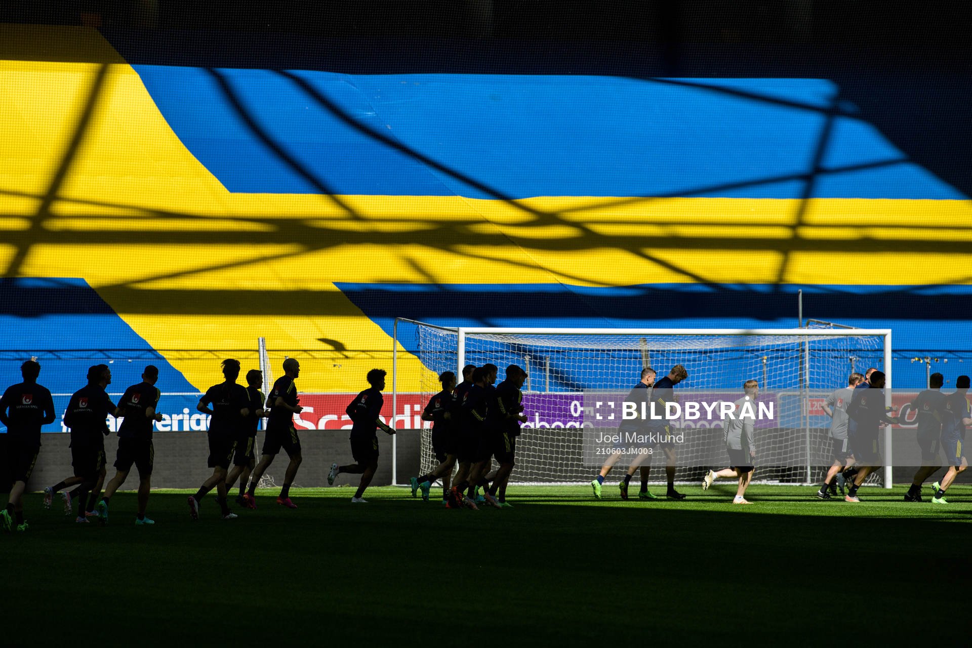 The Swedish flag
