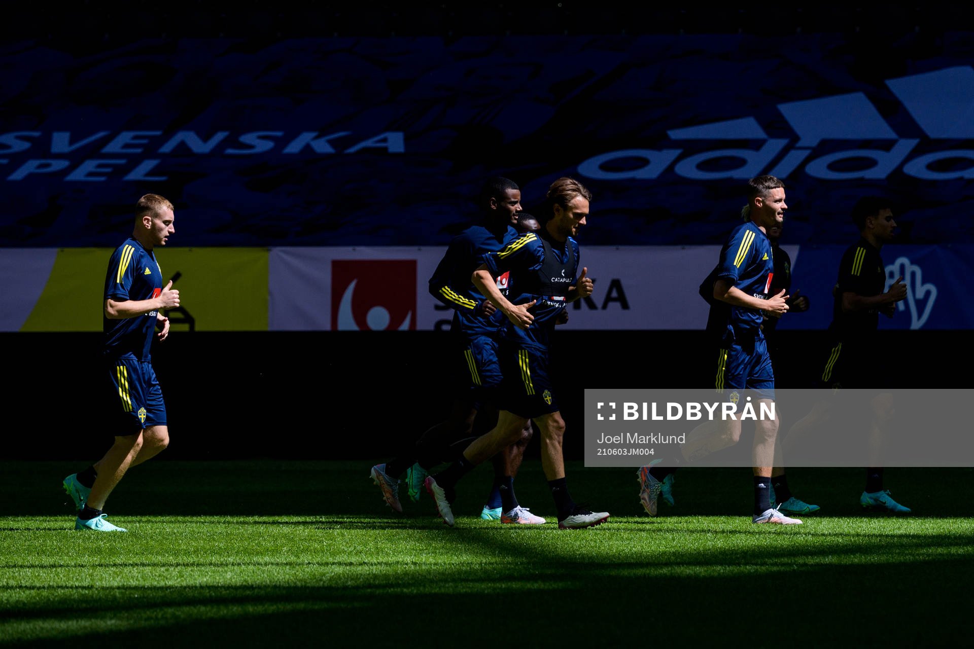 Dejan Kulusevski, Alexander Isak, Albin Ekdal and Mikael