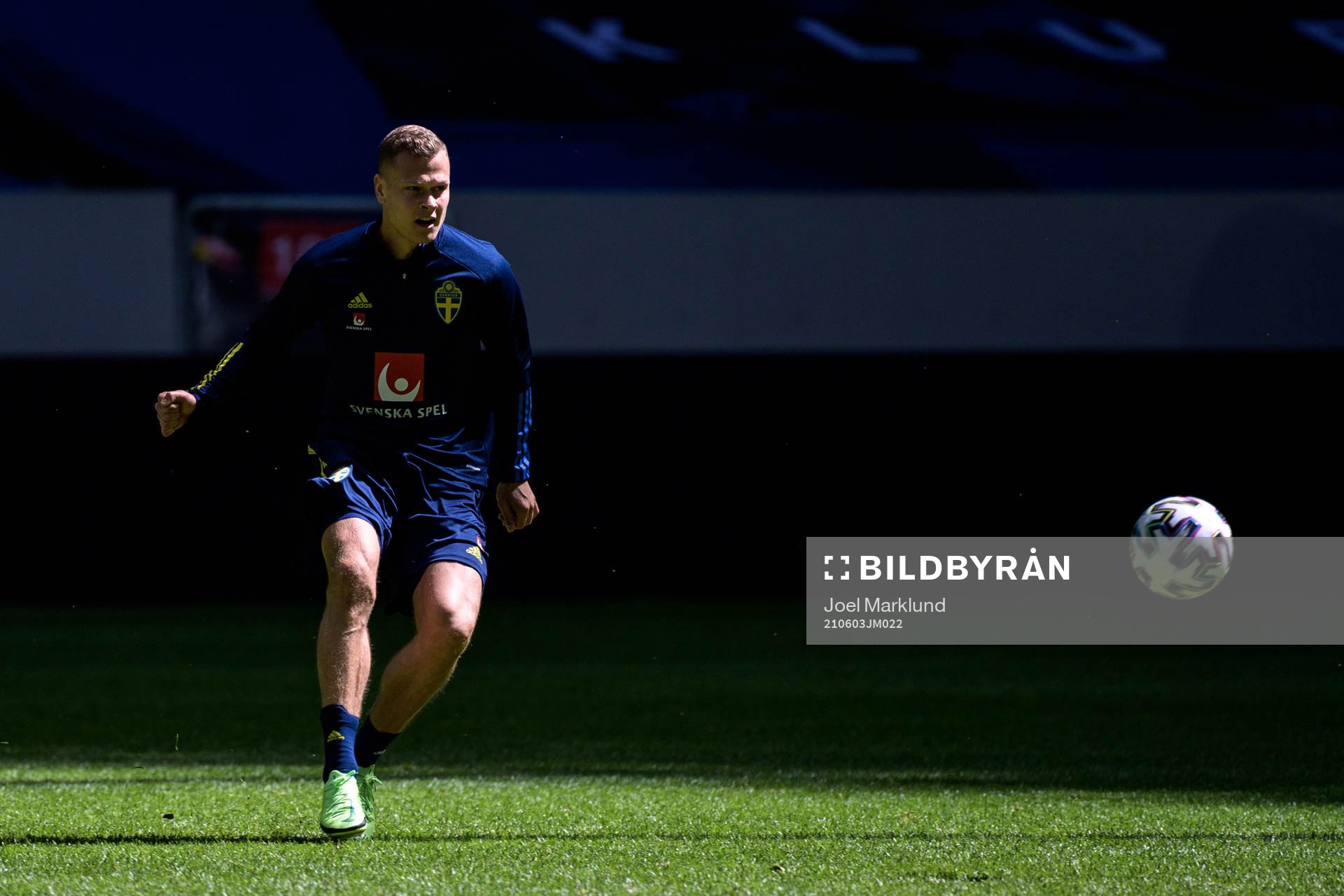 Viktor Claesson of the Swedish national football team