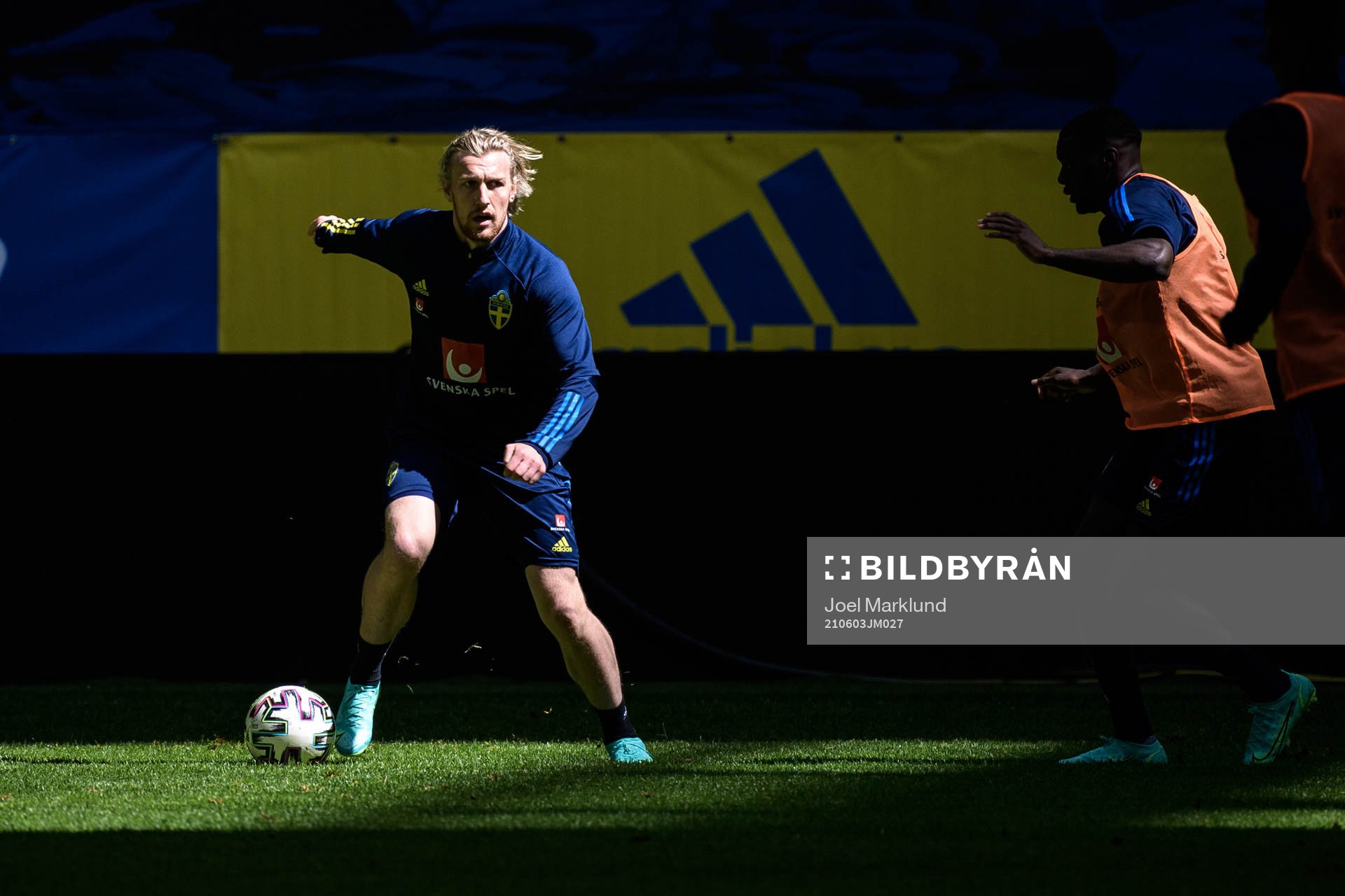 Emil Forsberg of the Swedish national football team