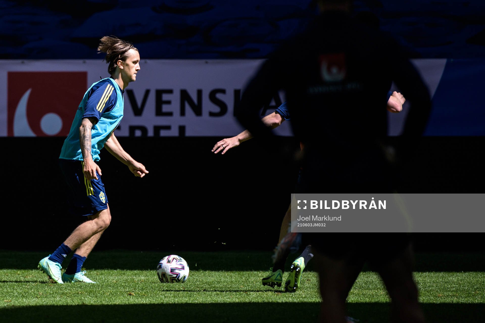 Kristoffer Olsson of the Swedish national football team