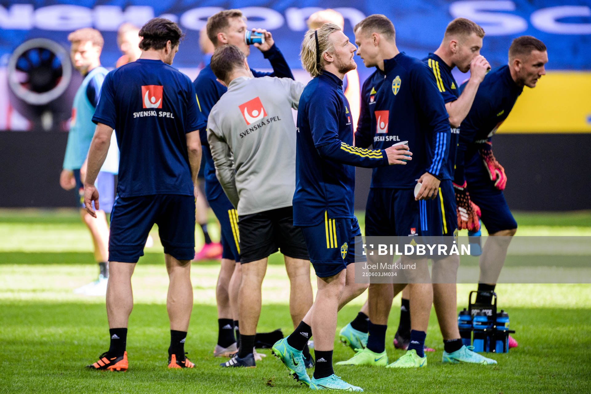 Emil Forsberg of the Swedish national football team