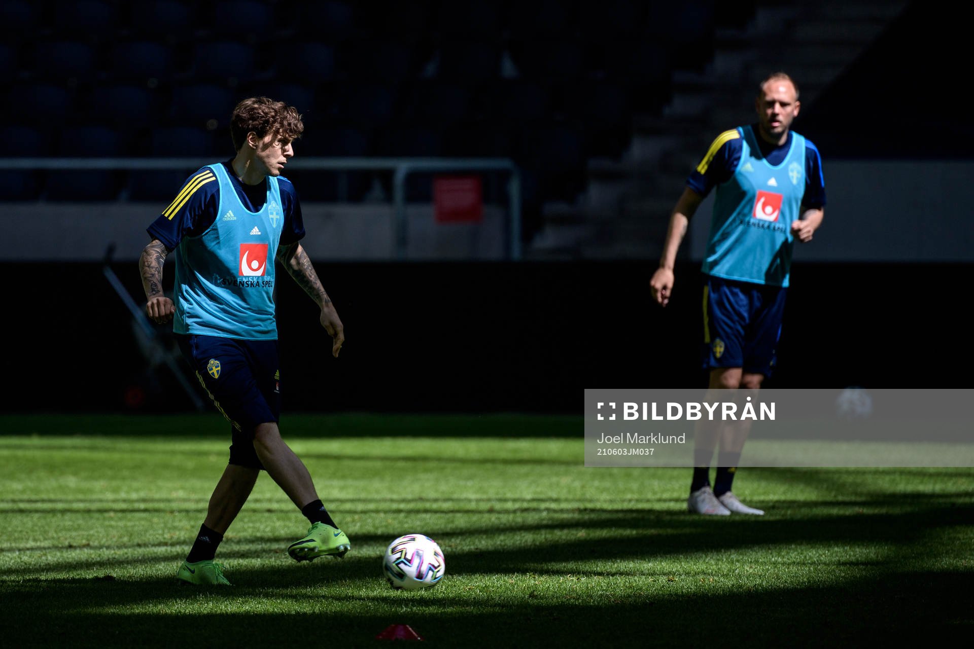 Victor Nilsson Lindelöf and Andreas Granqvist  of the