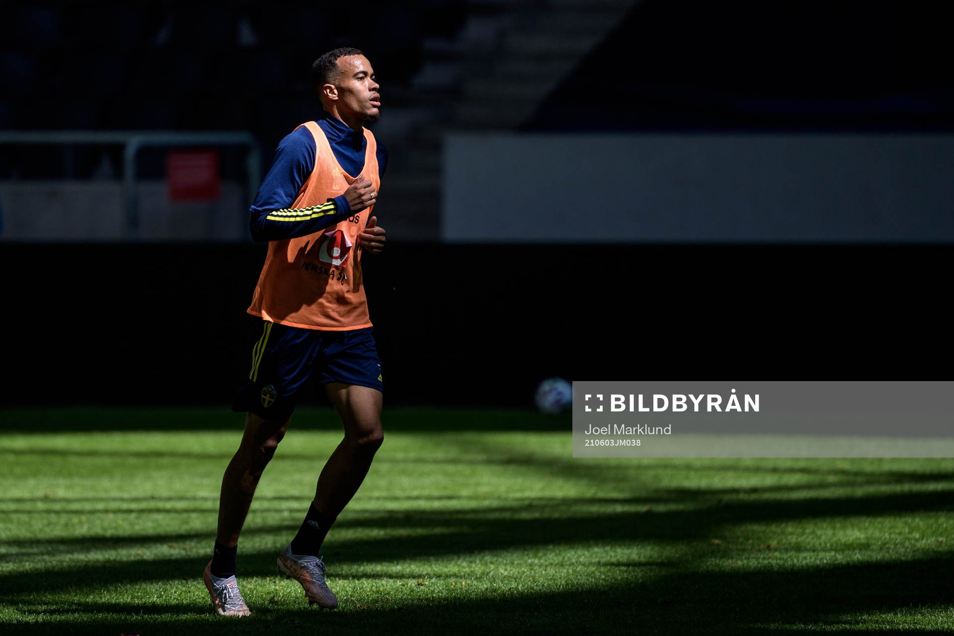 Robin Quaison of the Swedish national football team