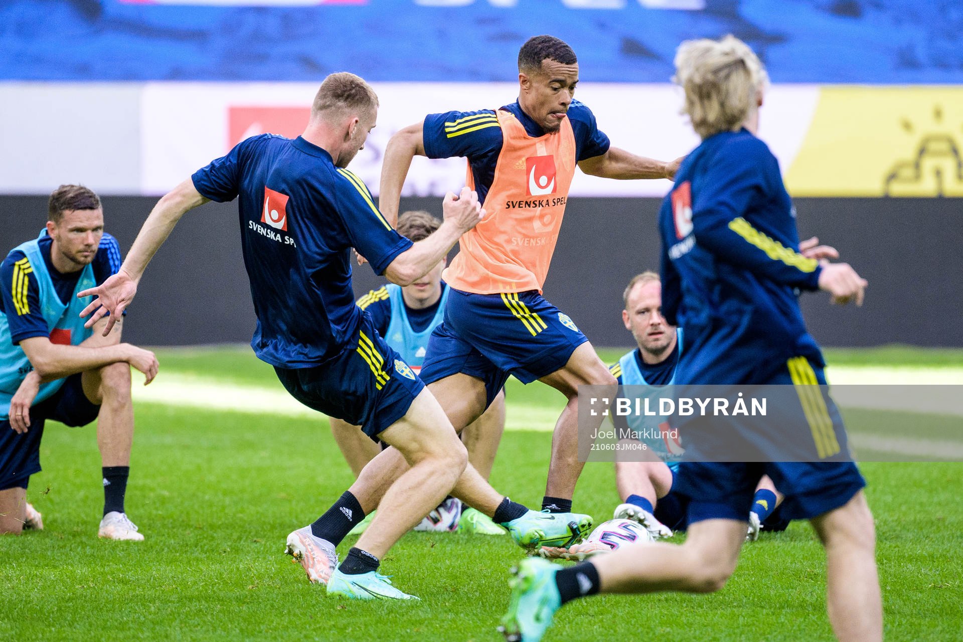 Robin Quaison of the Swedish national football team
