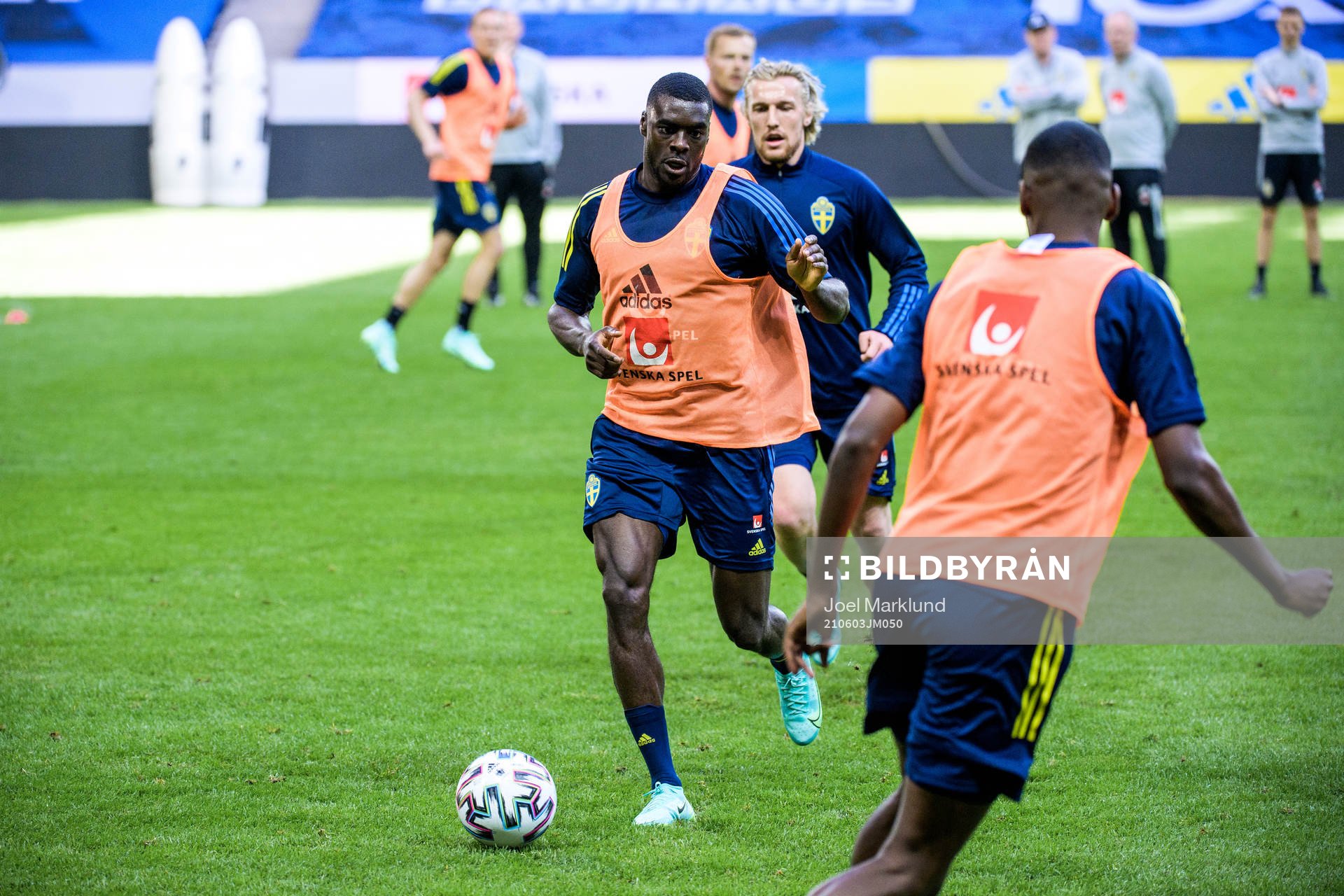 Ken Sema of the Swedish national football team