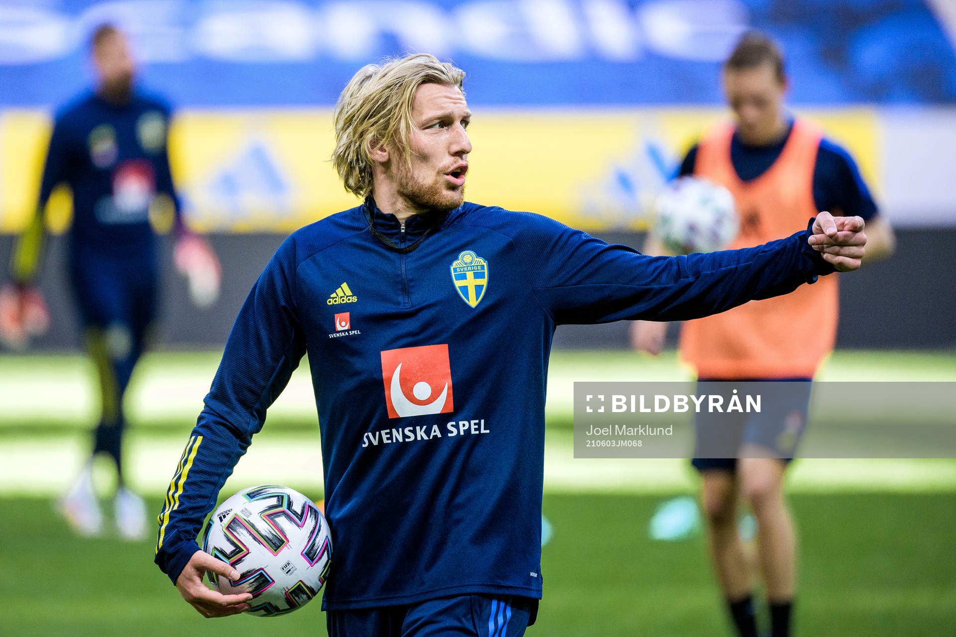 Emil Forsberg of the Swedish national football team