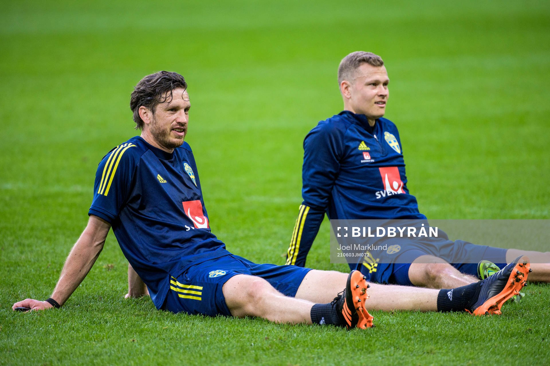 Gustav Svensson and Viktor Claesson of the Swedish national