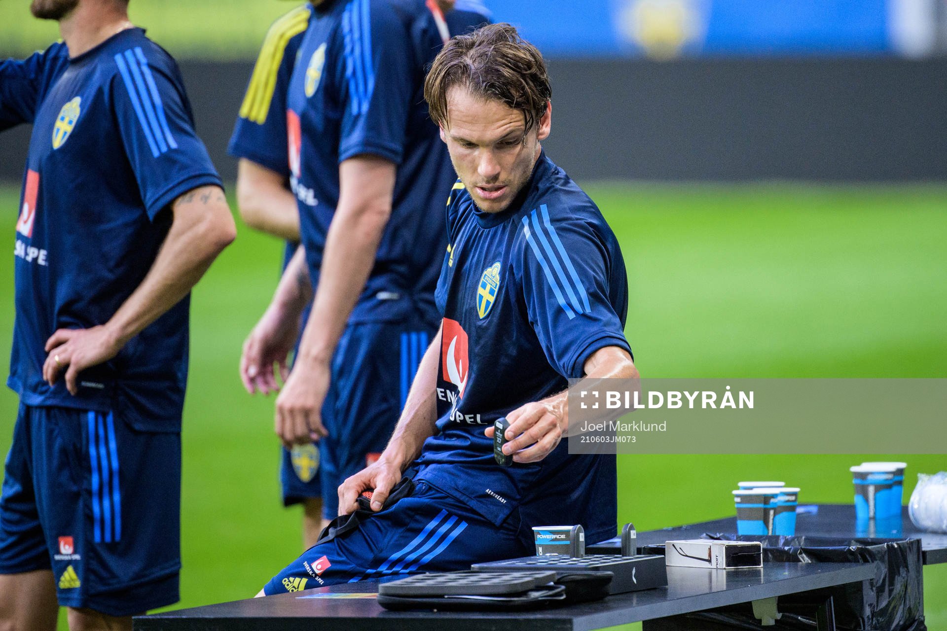 Albin Ekdal of the Swedish national football team