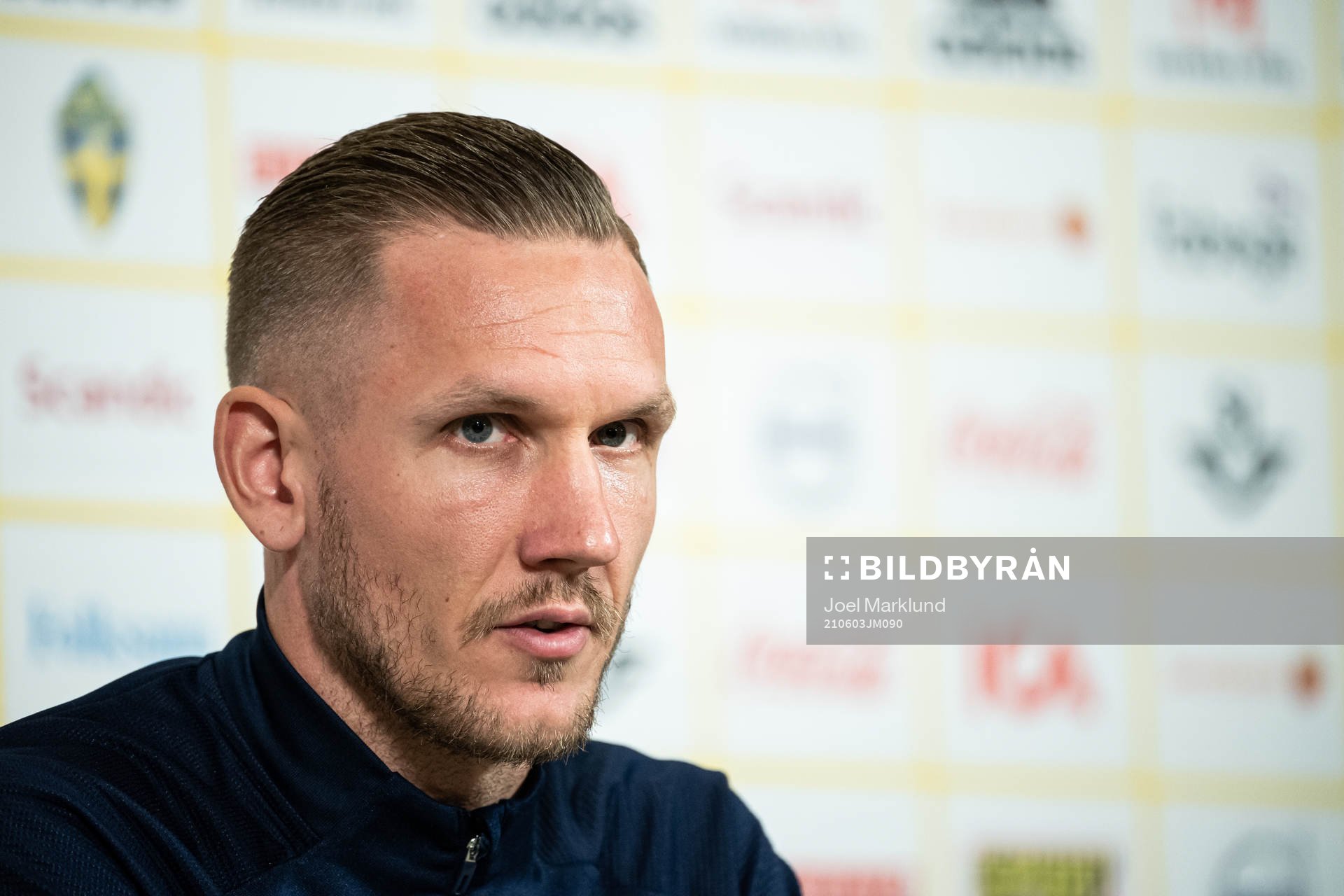 Robin Olsen of the Swedish national football team