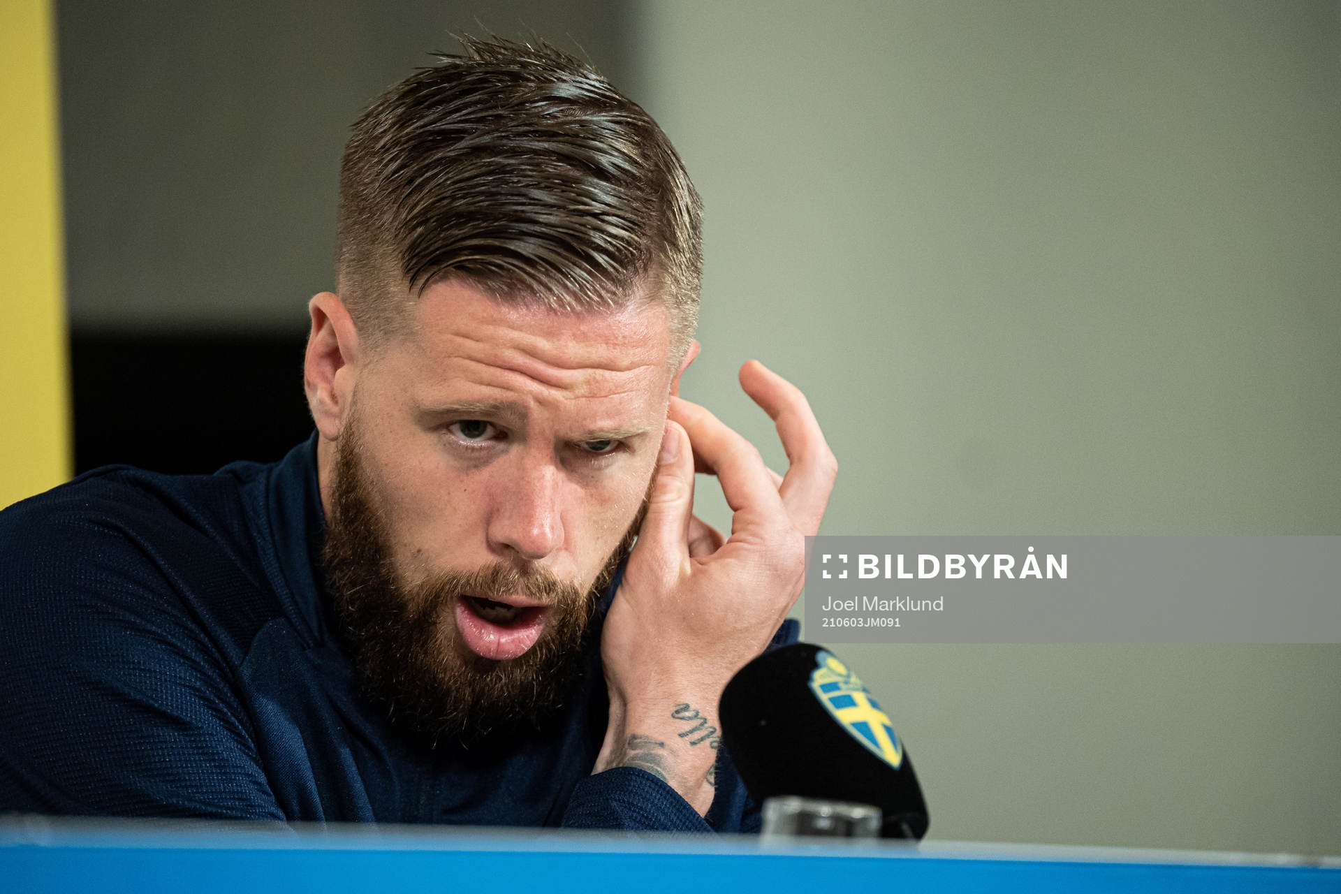 Pontus Jansson of the Swedish national football team