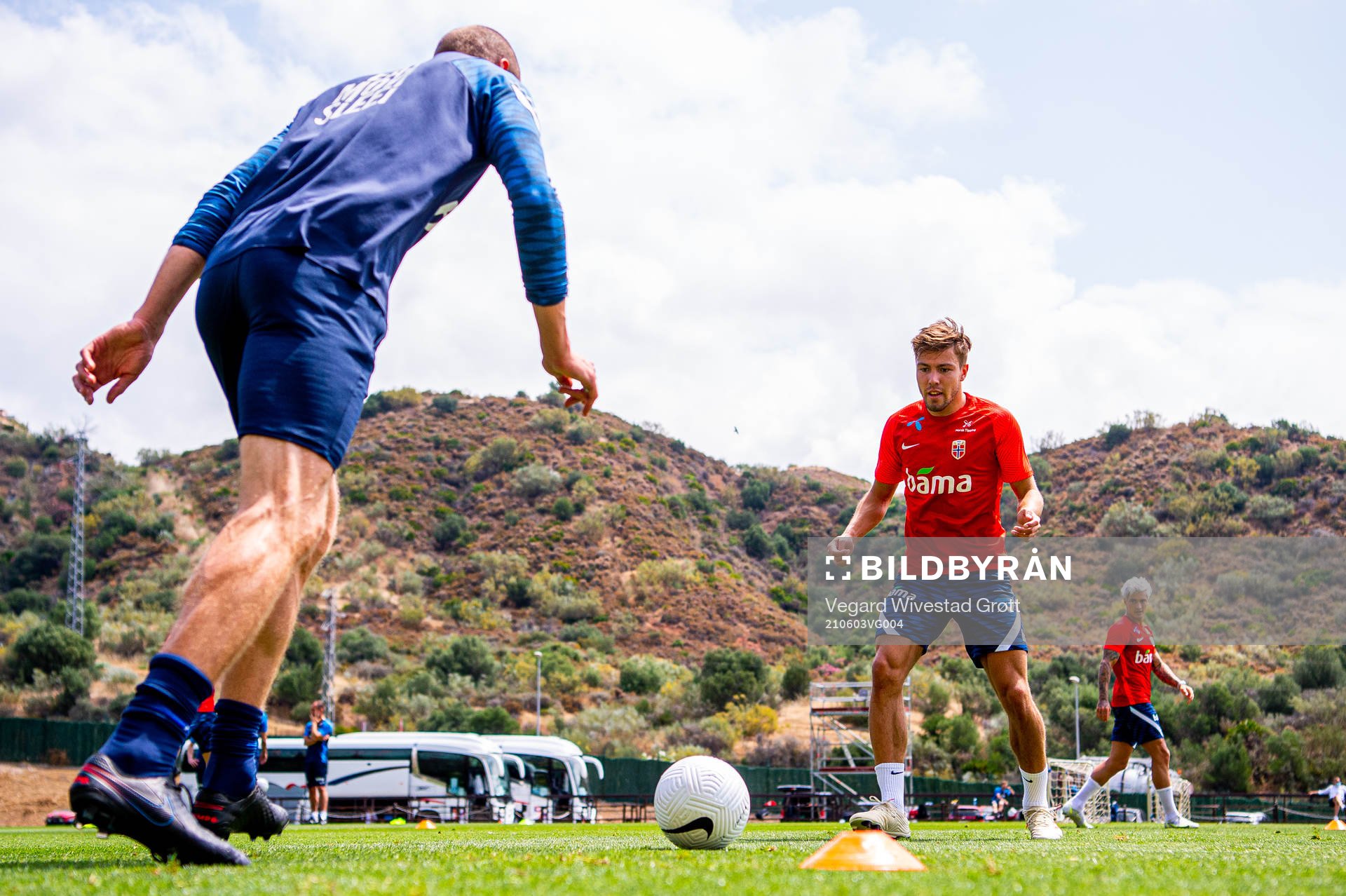 Fredrik André Bjørkan of the Norwegian national football