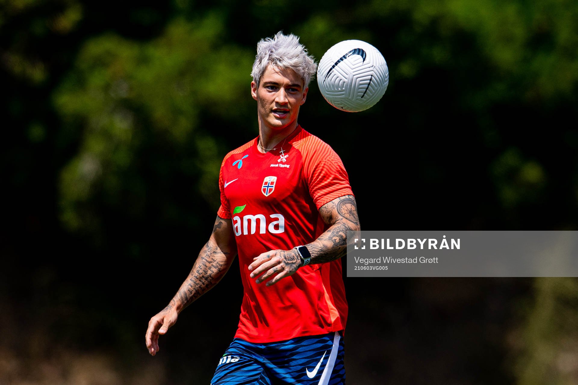 Mathias Normann of the Norwegian national football team