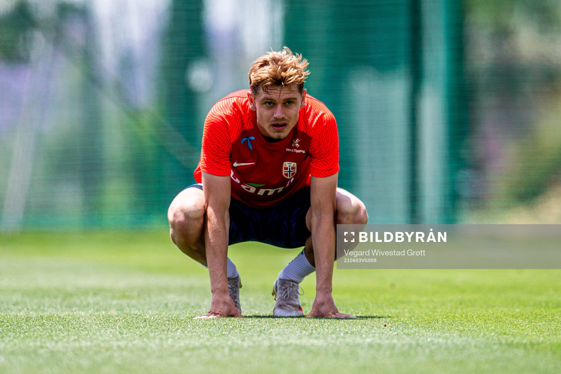 Julian Ryerson of the Norwegian national football team