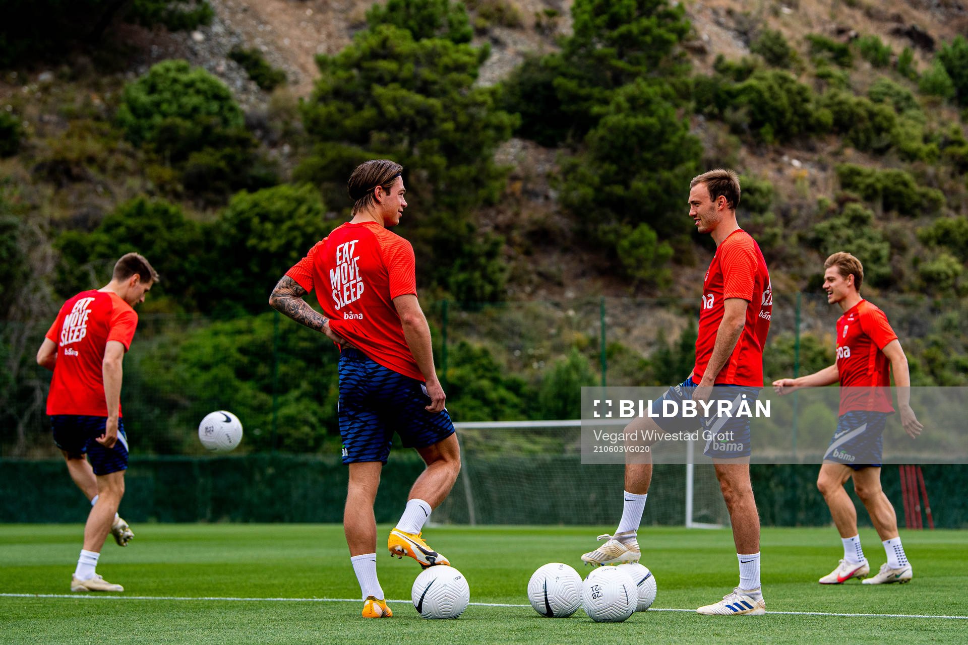 Patrick Berg and Fredrik Aursnes of the Norwegian national