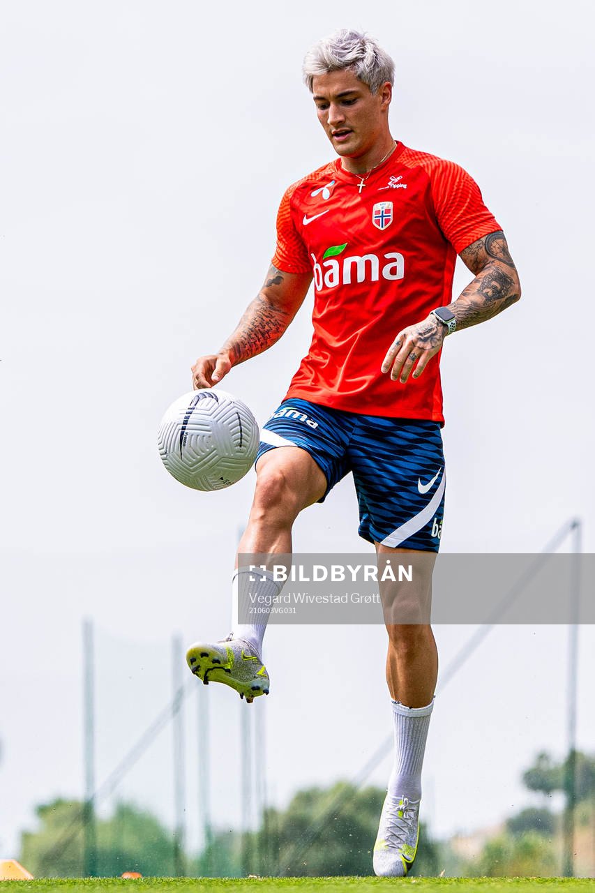 Mathias Normann of the Norwegian national football team