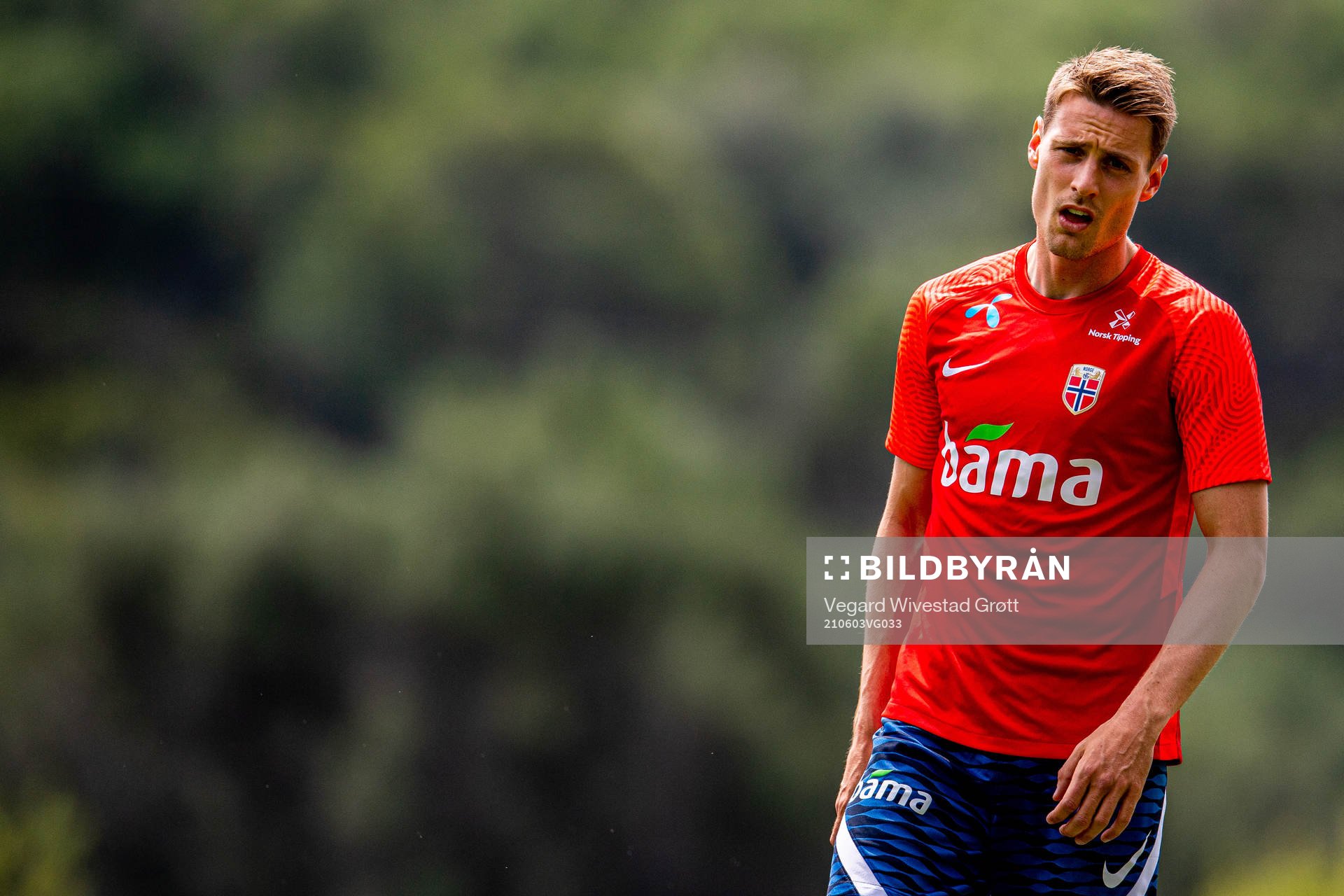 Kristoffer Zachariassen of the Norwegian national football