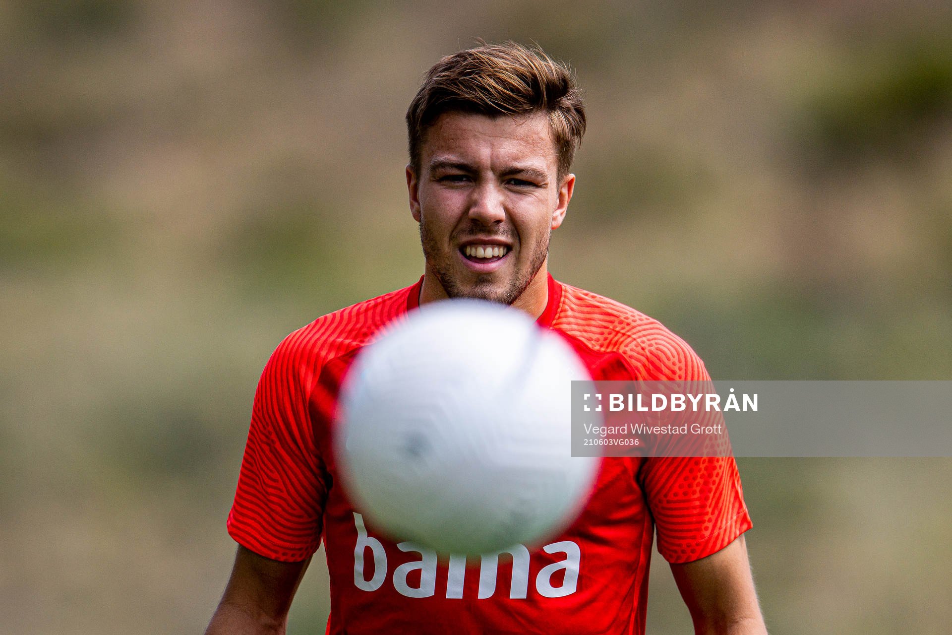 Fredrik André Bjørkan of the Norwegian national football